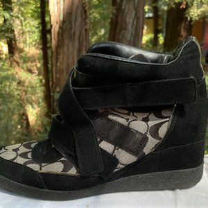 COACH wedge sneakers